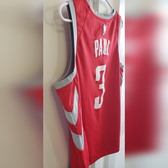 NIKE Houston Rockets Jersey CHRIS PAUL Swingman 48 Large NBA Connect AUTHENTIC - Picture 12 of 12